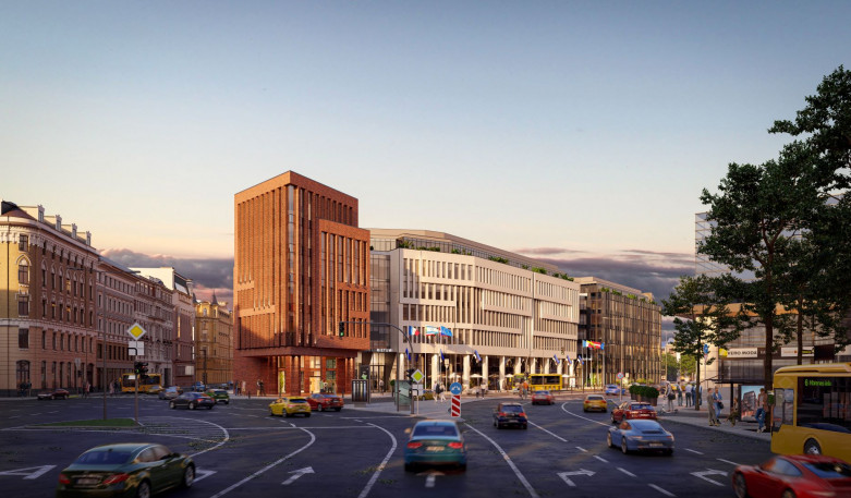 „Novira Plaza“ statybos Rygoje bus baigtos šiemet spalį, nuomos sutartys jau pasirašomos 2