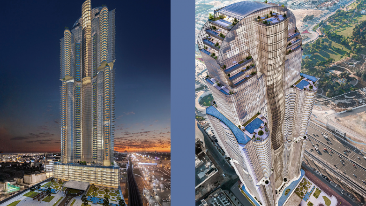 Dubajuje statys vieną aukščiausių gyvenamųjų dangoraižių pasaulyje 2
