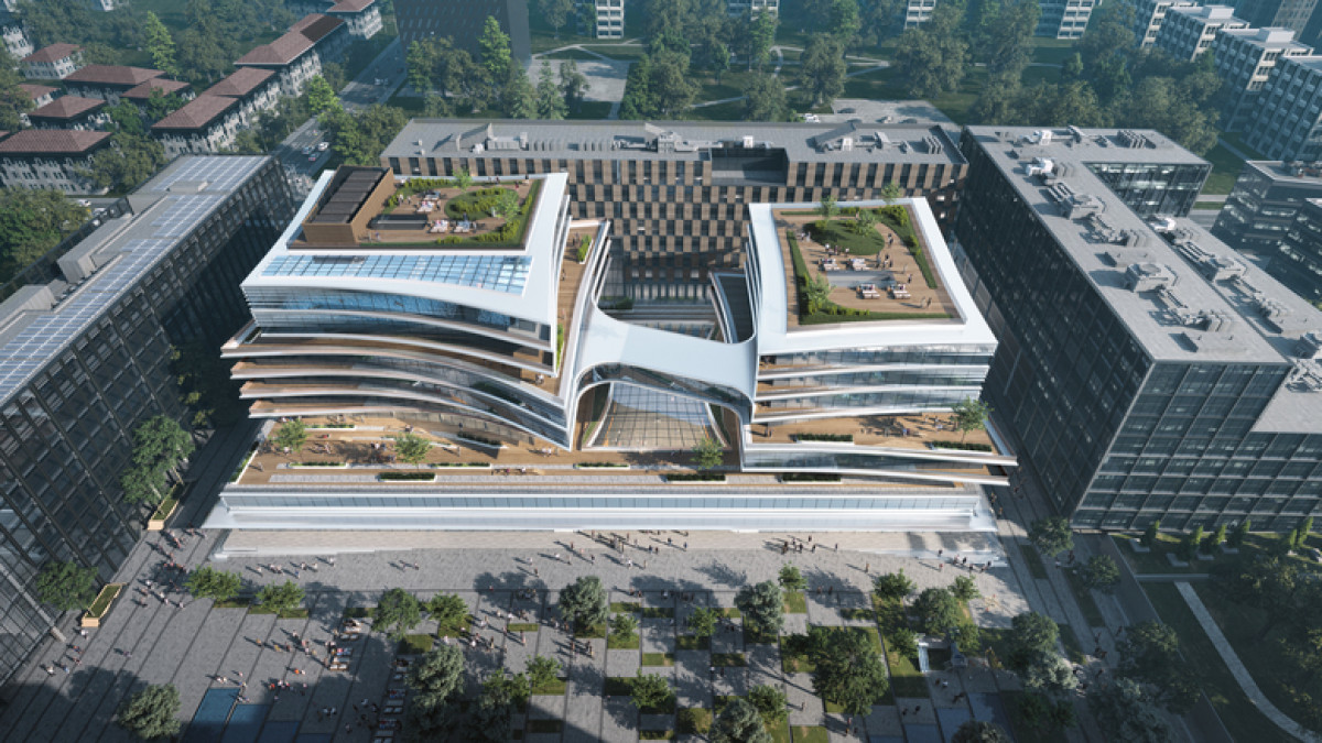 Vilniaus miesto savivaldybė suteikė leidimą „Business Stadium Central“ pastato statyboms (vizualizacijos) 2