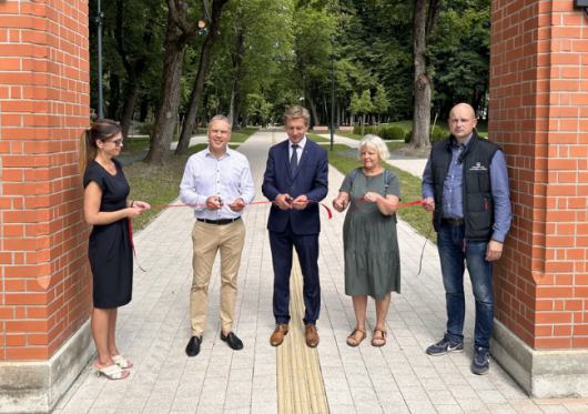 Klaipėdoje atvertas sutvarkytas Skulptūrų parkas