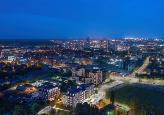 Užbaigtas projektas „Link Ten by CITUS“, pakeitęs Šnipiškių veidą