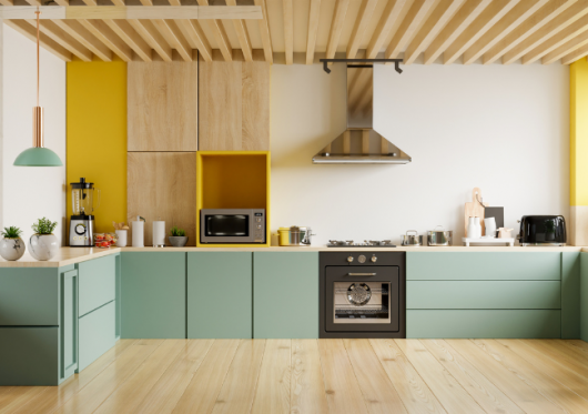 Spalvos interjere: kaip pasirinkti tinkamą virtuvės erdvės spalvą?