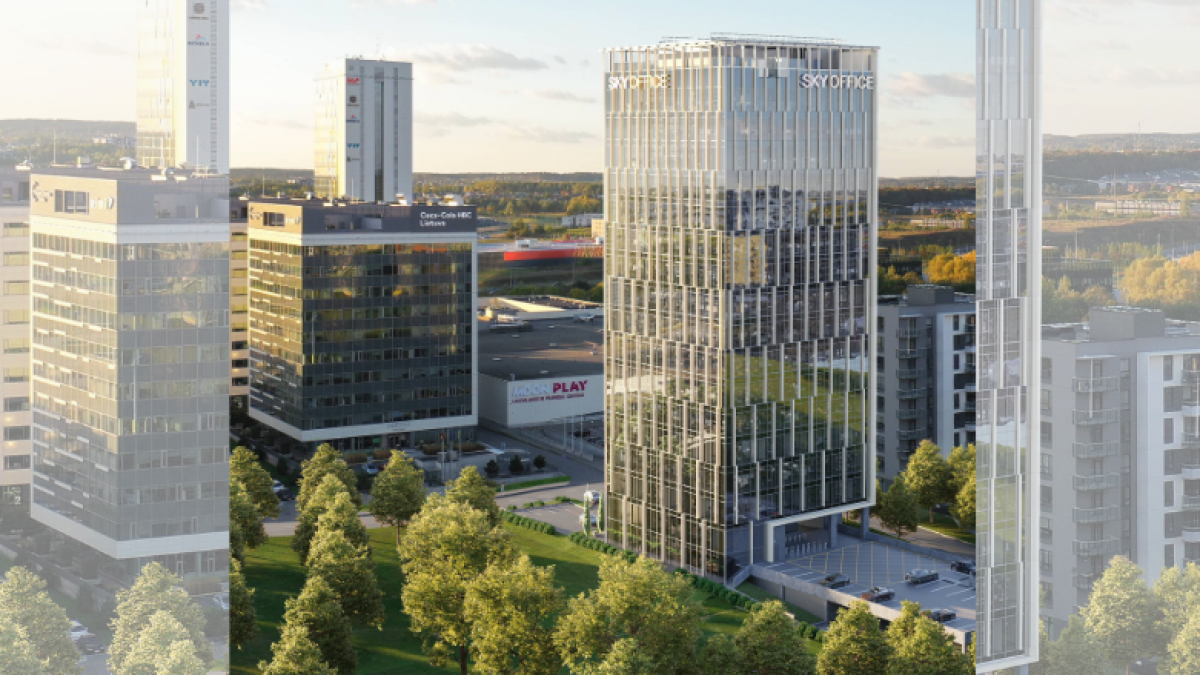 „YIT Lietuva“ vystomą „Sky Office“ verslo centrą pasirinko „Aljansas AIBĖ“: jame įkurs savo biurą 1