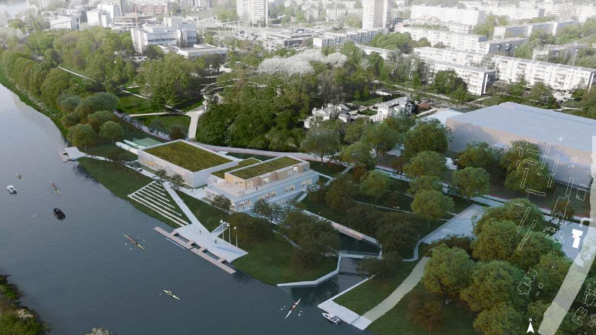 Kaip atrodys Vilniaus Žirmūnų irklavimo bazė? 6