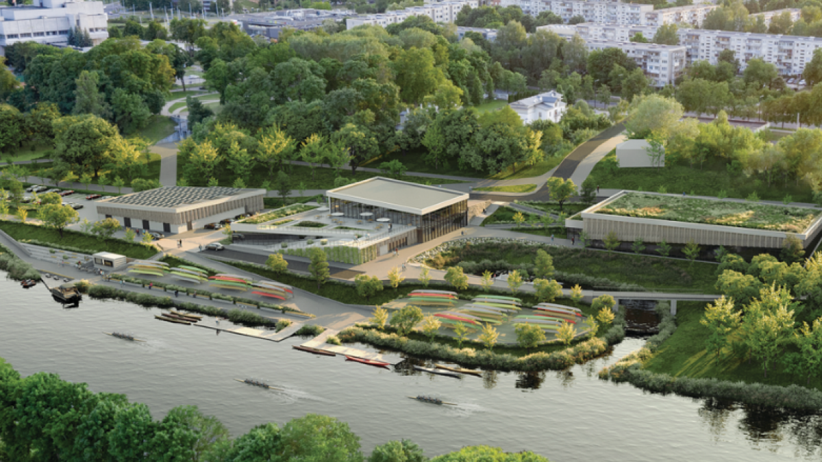 Kaip atrodys Vilniaus Žirmūnų irklavimo bazė? 8