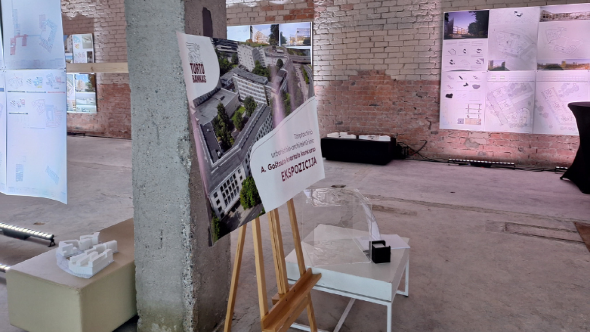 Architektų pasiūlytos A. Goštauto kvartalo konversijos idėjos pristatomos visuomenei 1