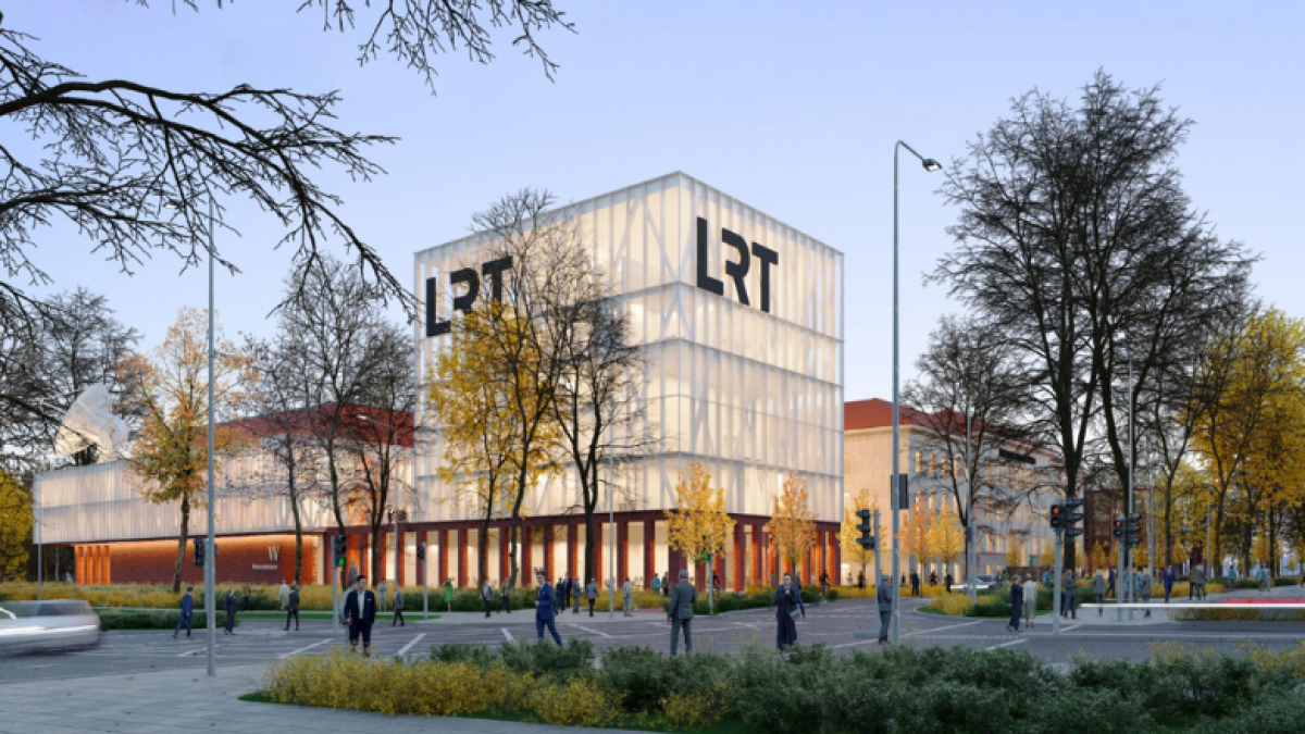 Paskelbti naujosios LRT būstinės architektūrinio konkurso dalyvių darbai 1