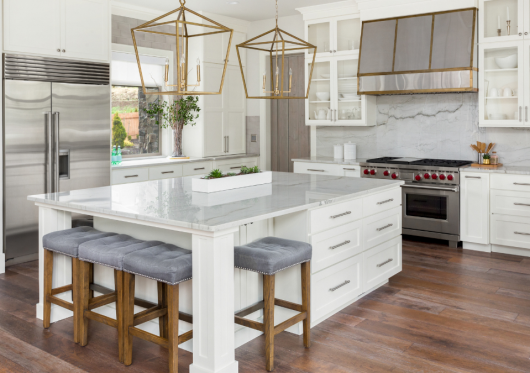 Virtuvės salelė: praktiškas ir stilingas virtuvės akcentas