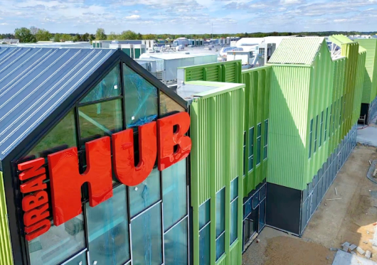 Didžiausias Lietuvoje rampų parkas po stogu įsikurs SBA projekte „Urban HUB“ Vilniuje