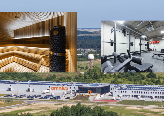 „Omniva LT“ naujas biuras Kaune – nuo modernių darbo vietų iki prieskonių lysvės ir pirčių