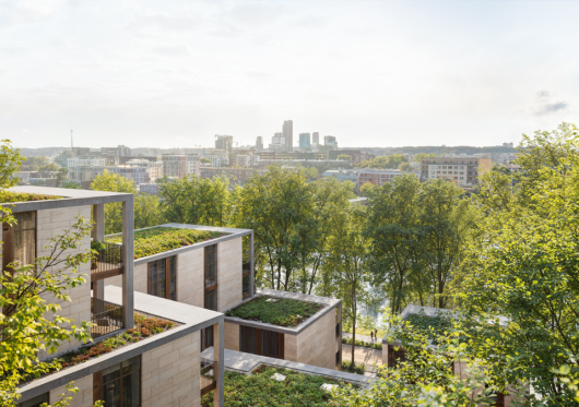 Neries pakrantėje Vilniaus Senamiestyje - prestižinių būstų projektas
