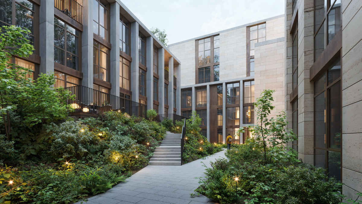 Neries pakrantėje Vilniaus Senamiestyje - prestižinių būstų projektas 2