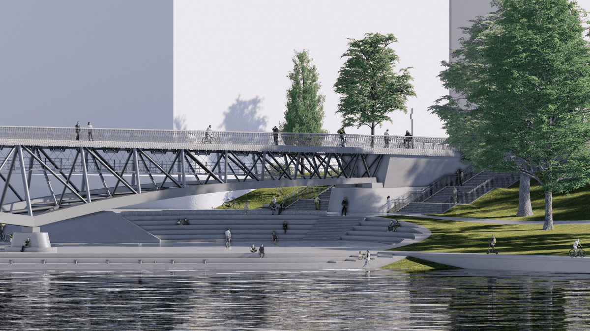 Kaunas tiesia tiltus: pradėta nauja jungtis per Nemuną 3