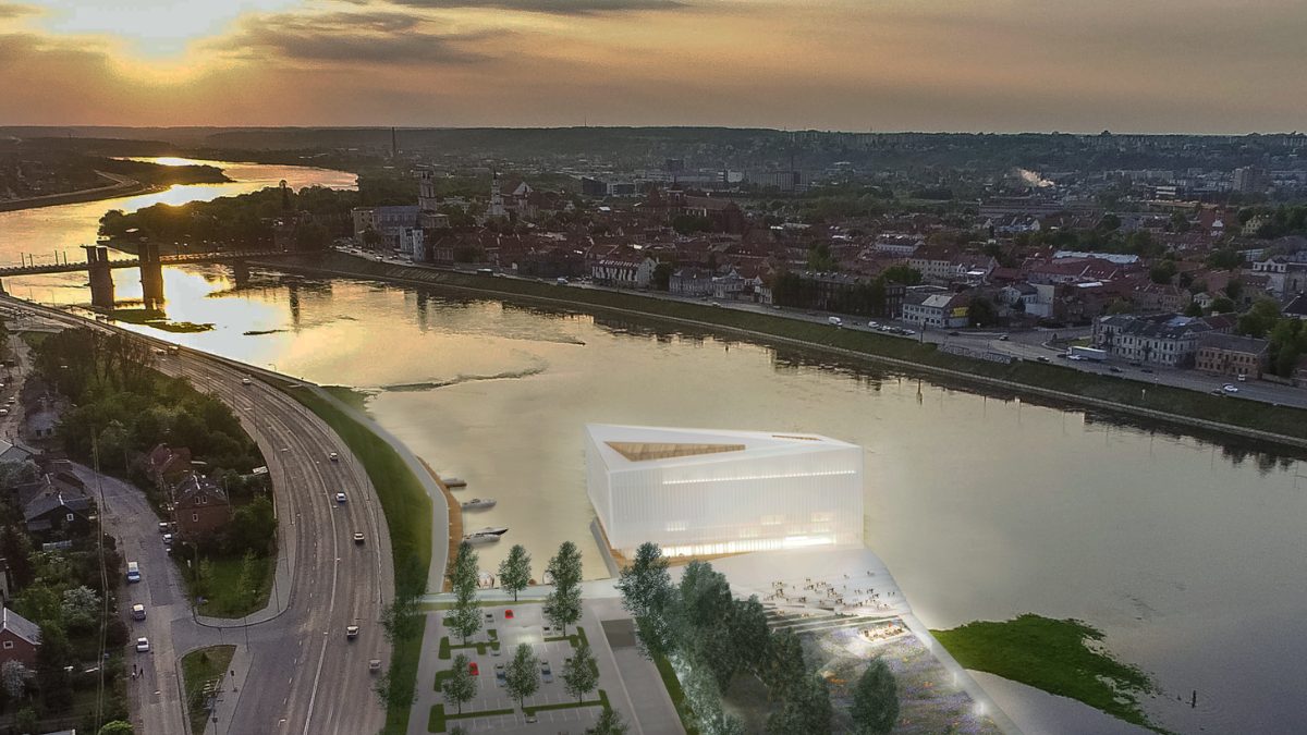 Kas statys M. K. Čiurlionio koncertų centrą Kaune? 1