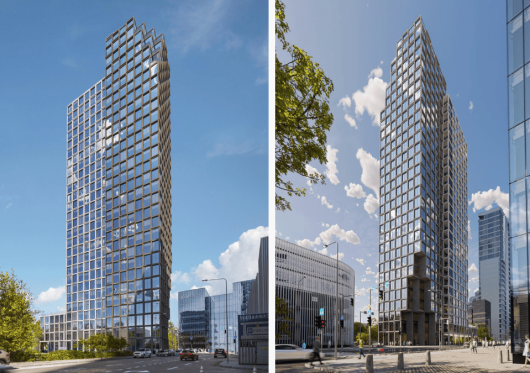 Vilniaus centre iškils „Vertical“: pritarta daugiafunkcio pastato projektiniams pasiūlymams