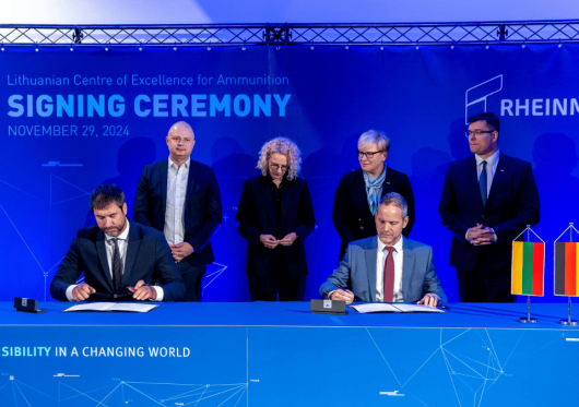 „Rheinmetall“ gamykla veikti turėtų jau 2026 m. viduryje