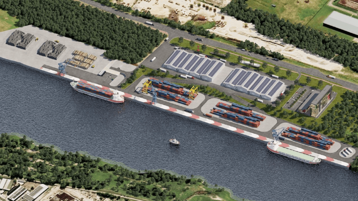 Marvelės krovininio uosto plėtra: pradėti infrastruktūros darbai Kaune 1