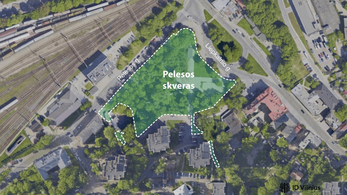 Vilniuje nuo pavasario bus atnaujinama netoli geležinkelio stoties esanti viešoji erdvė 1