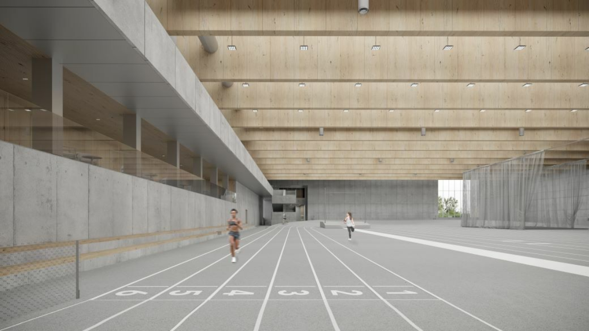 Vilniuje įgyvendinamas naujas projektas - lengvosios atletikos maniežas 4