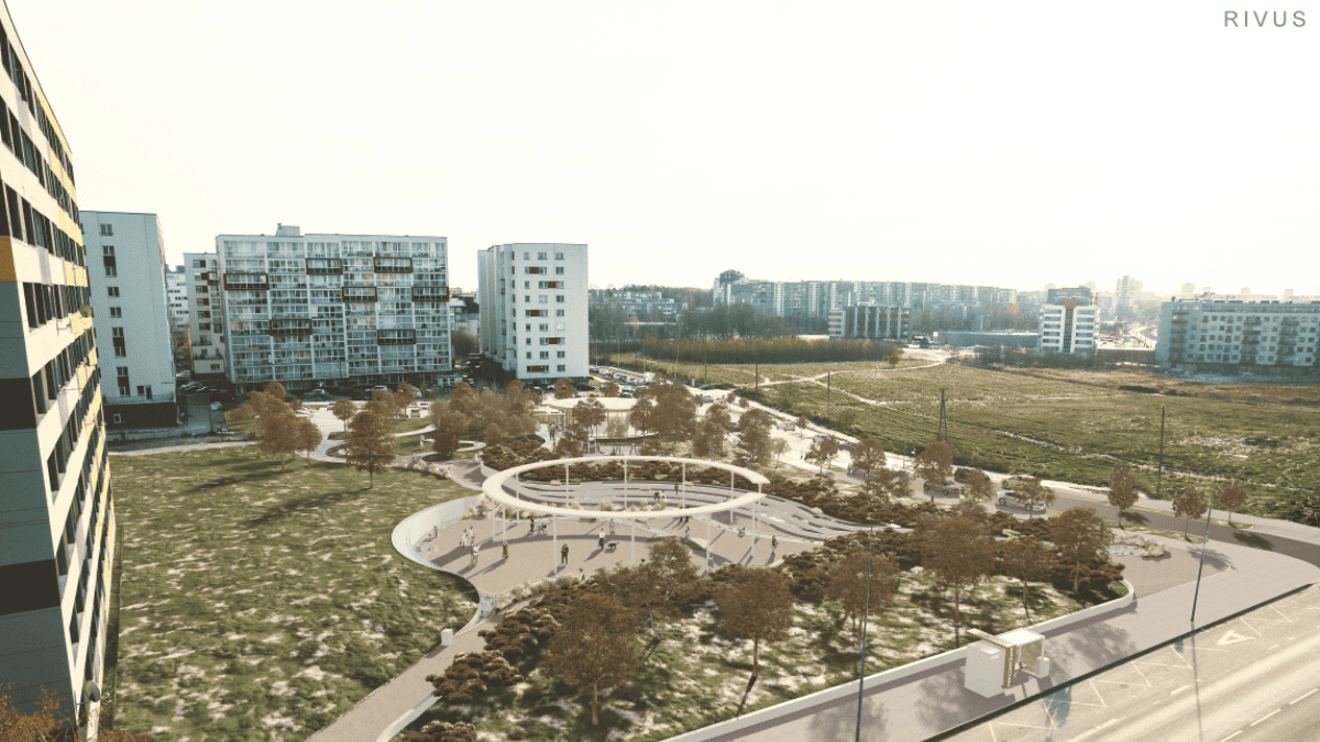 Naujai viešajai erdvei Perkūnkiemyje – architektų idėjos 3