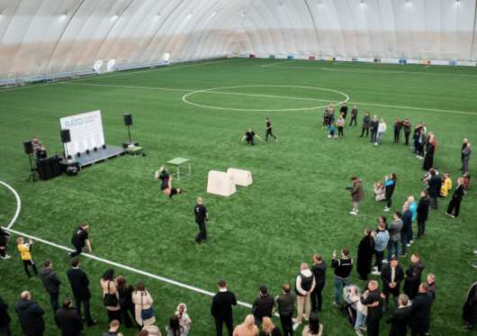 Vilniaus rajone duris atveria RATO futbolo arena