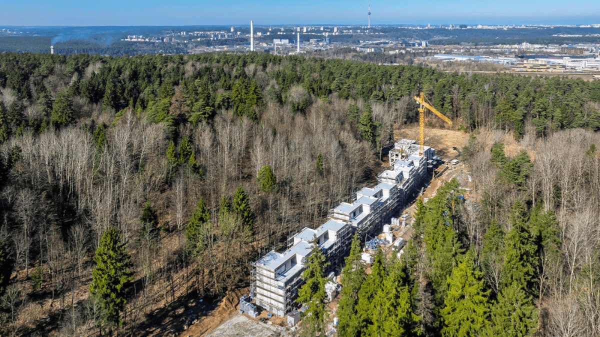 Paskutiniame projekto „Kerų kerai“  etape – 51 butas Vilniaus Burbiškių miške 3