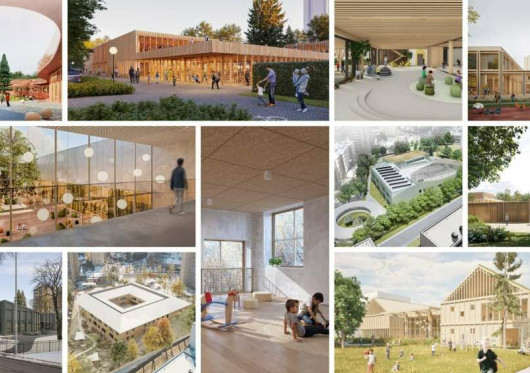 Net vienuolika architektų grupių pateikė idėjas sostinės Markučių lopšelio-darželio rekonstrukcijai