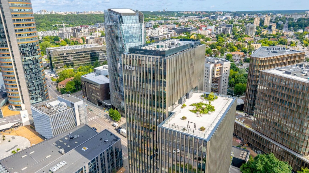 Sostinės verslo centre „FLOW“ įsikurs dar dvi tarptautinės įmonės: viso išnuomota jau 95 proc. patalpų 1