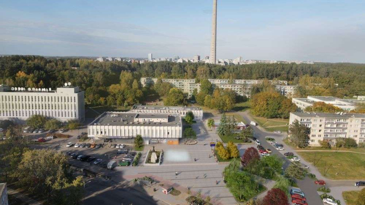 Gautas statybų leidimas atnaujinti ikonišką aikštę Lazdynuose: joje – daugiau žalumos, sprendimų bendruomenės veikloms 2