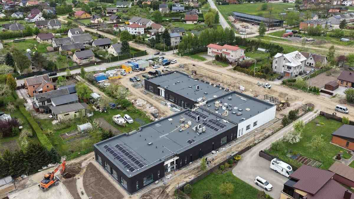 Mazūriškių darželio statybvietėje – vis ryškesni pokyčiai