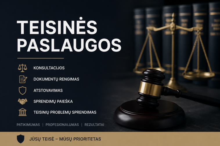 Teisinės paslaugos, dokumentų rengimas