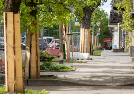 Pokyčiai Algirdo gatvėje: dviračių takai, daugiau želdynų ir jaukumo