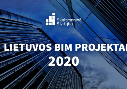 Kviečia į konkurso „Lietuvos BIM projektai 2020“ projektų pristatymo ir apdovanojimų renginį  ‎‎