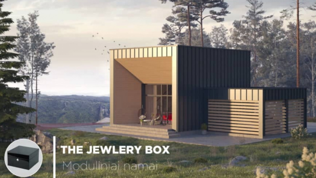Surenkami moduliniai namai: „The Jewelry Box“