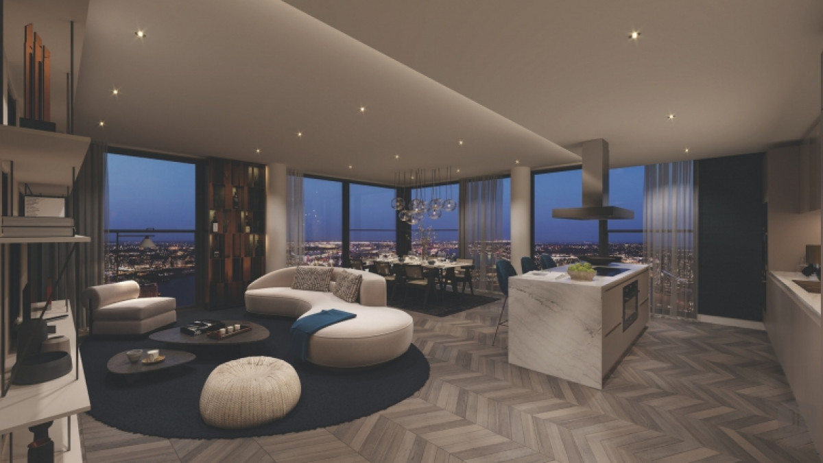 „Penthouse” stiliaus apartamentai yra 37% brangesni nei standartiniai