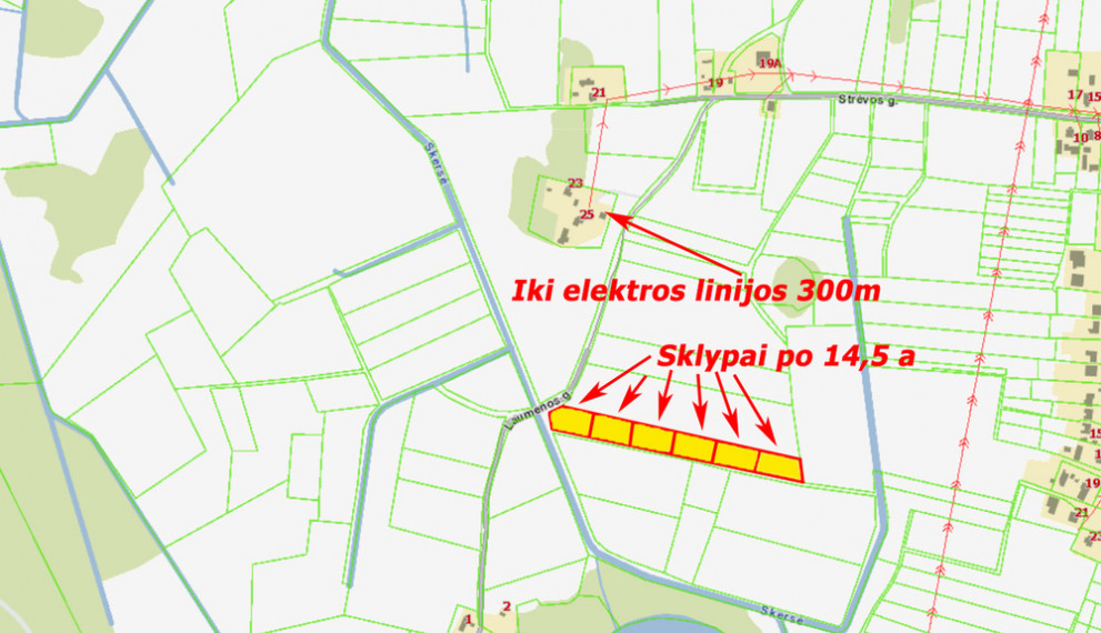 Parduodamas sklypas Pastrėvio k., Elektrėnų sav., 14.5 a ploto 3