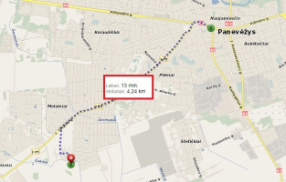 Parduodamas  sklypas Pienių g., Molainiai, Panevėžio m., Panevėžio m. sav., 13 a ploto 2