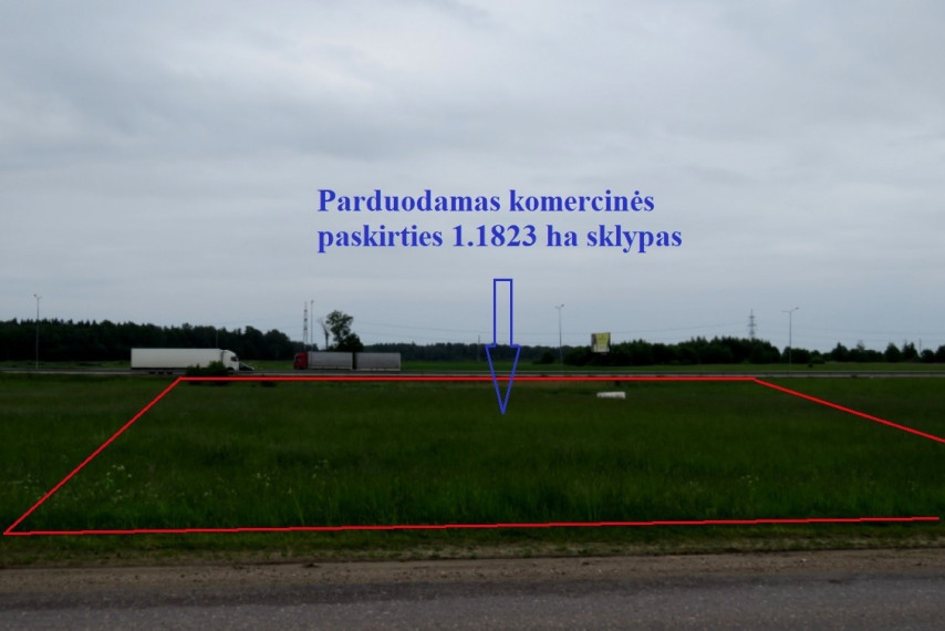 Parduodamas kitos paskirties sklypas Topolių, Rumšiškių mstl., Kaišiadorių r. sav., 118 a ploto 2