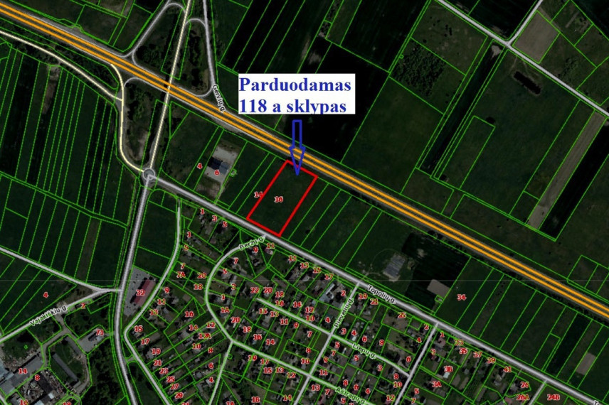 Parduodamas kitos paskirties sklypas Topolių, Rumšiškių mstl., Kaišiadorių r. sav., 118 a ploto 14
