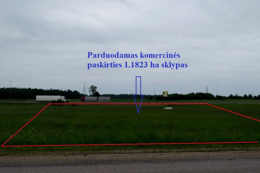 Parduodamas kitos paskirties sklypas Topolių, Rumšiškių mstl., Kaišiadorių r. sav., 118 a ploto 2