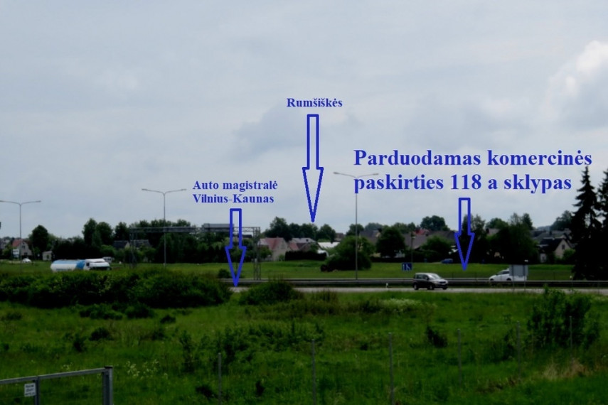 Parduodamas kitos paskirties sklypas Topolių, Rumšiškių mstl., Kaišiadorių r. sav., 118 a ploto 1