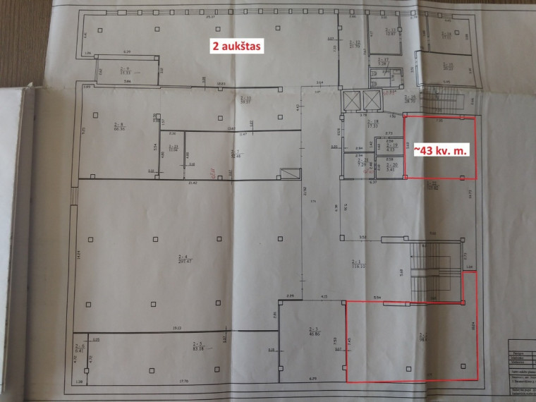 Nuomojamos administracinės, kitos paskirties, maitinimo patalpos J. Basanavičiaus g., Jonavos m., Jonavos r. sav., 43 m2 ploto 7