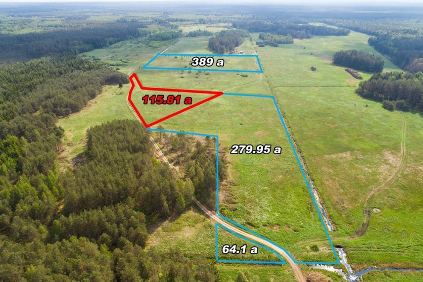 Parduodamas  sklypas Šeškučių k., Vilniaus r. sav., 115.81 a ploto 4