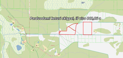 Parduodamas  sklypas Šeškučių k., Vilniaus r. sav., 279.95 a ploto 5
