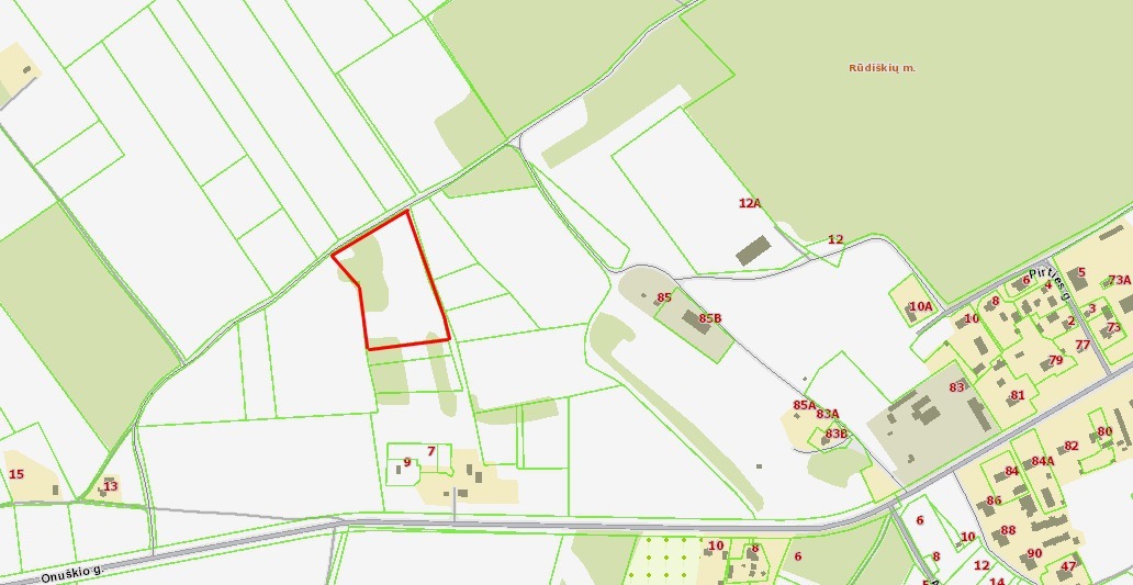 Parduodamas  sklypas Markūnų k., Trakų r. sav., 136 a ploto 2