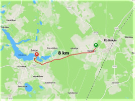 Parduodamas  sklypas Markūnų k., Trakų r. sav., 136 a ploto 5