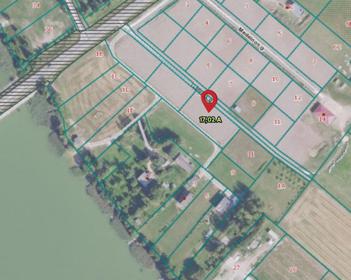 Parduodamas kitos paskirties sklypas Tilto, Jakštaičių k., Šiaulių r. sav., 17.02 a ploto 3