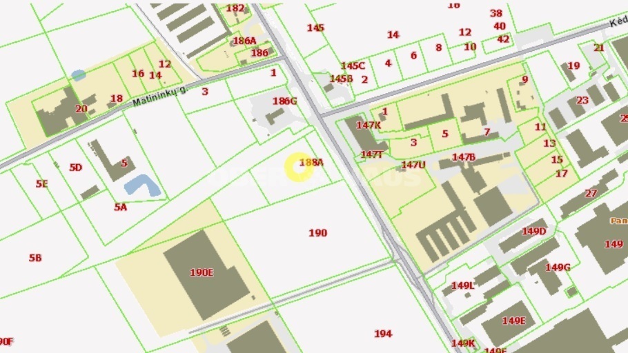 Parduodamas komercinės paskirties sklypas Ramygalos g., Pilėnai, Panevėžio m., Panevėžio m. sav., 128.78 a ploto 5