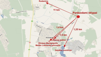 Parduodamas  sklypas Mėtų g., Marijampolio k., Vilniaus r. sav., 50 a ploto 17