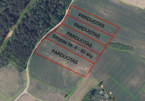 Parduodamas  sklypas Mėtų g., Marijampolio k., Vilniaus r. sav., 50 a ploto 4